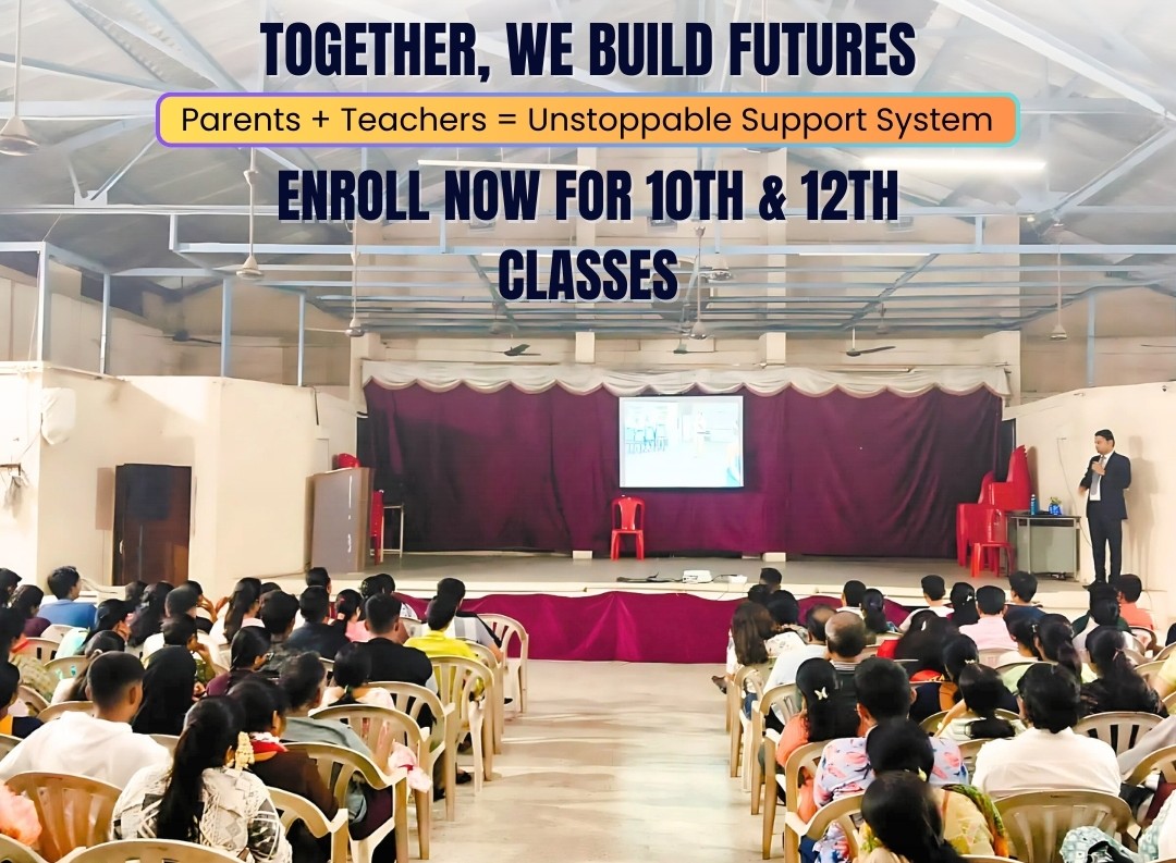 Teachers and students discussing future goals