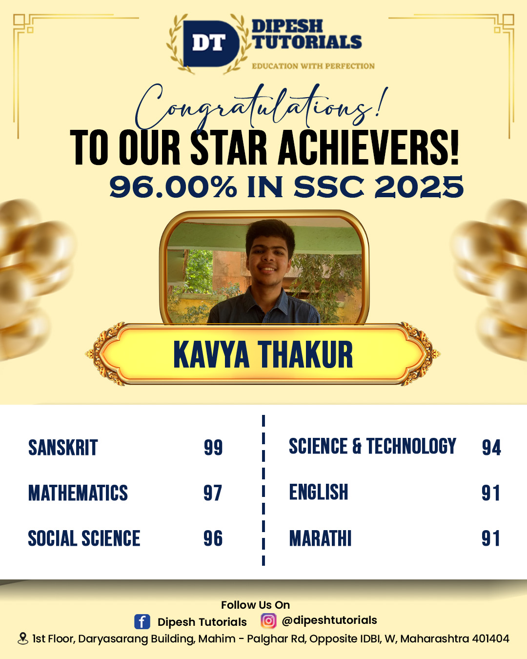 Our Topper Student 13