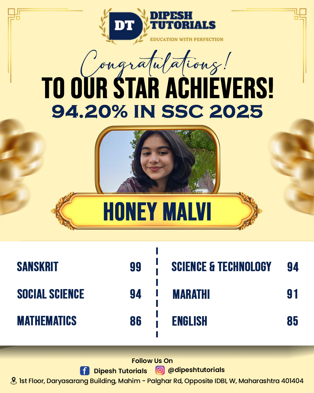 Our Topper Student 16