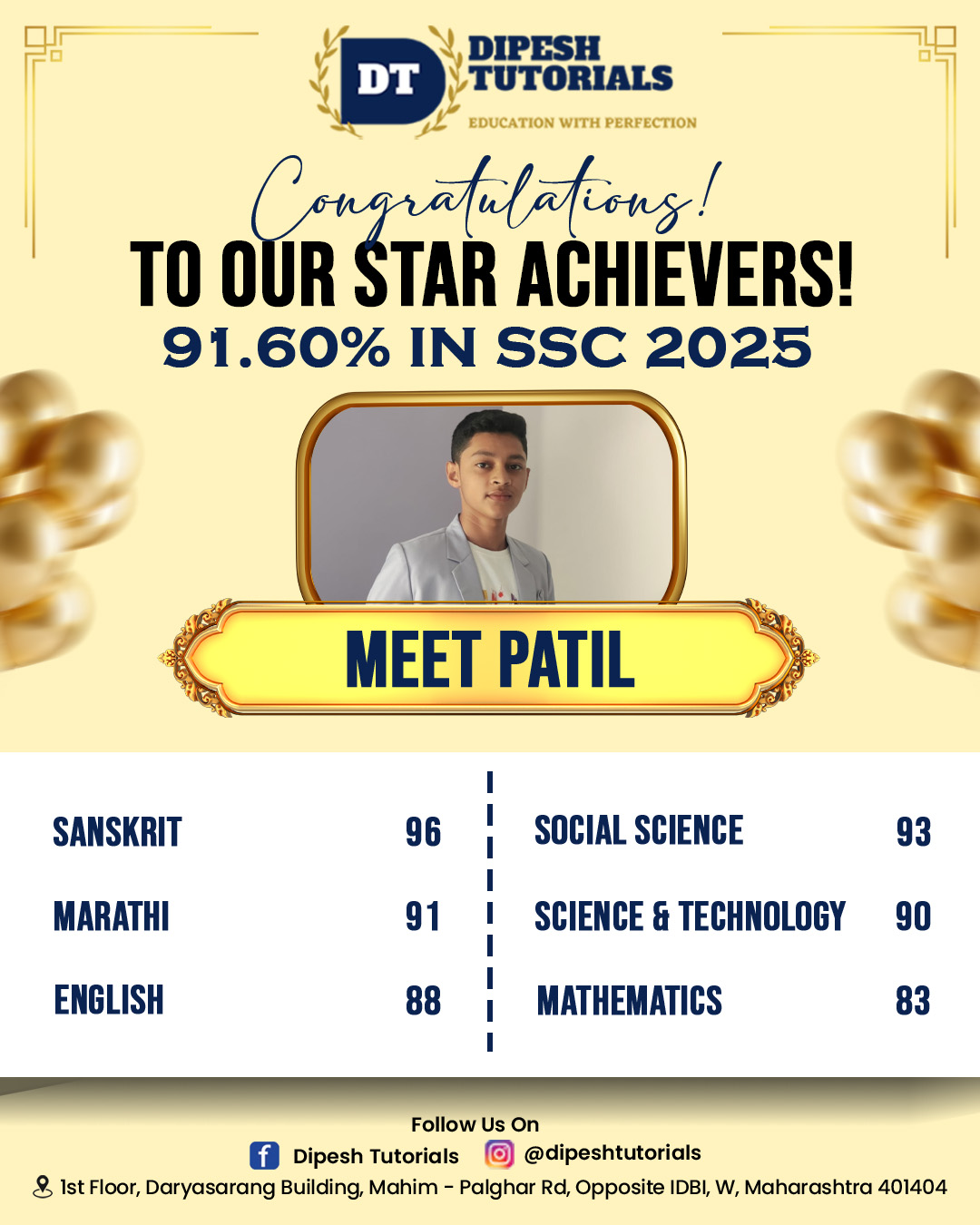 Our Topper Student 21