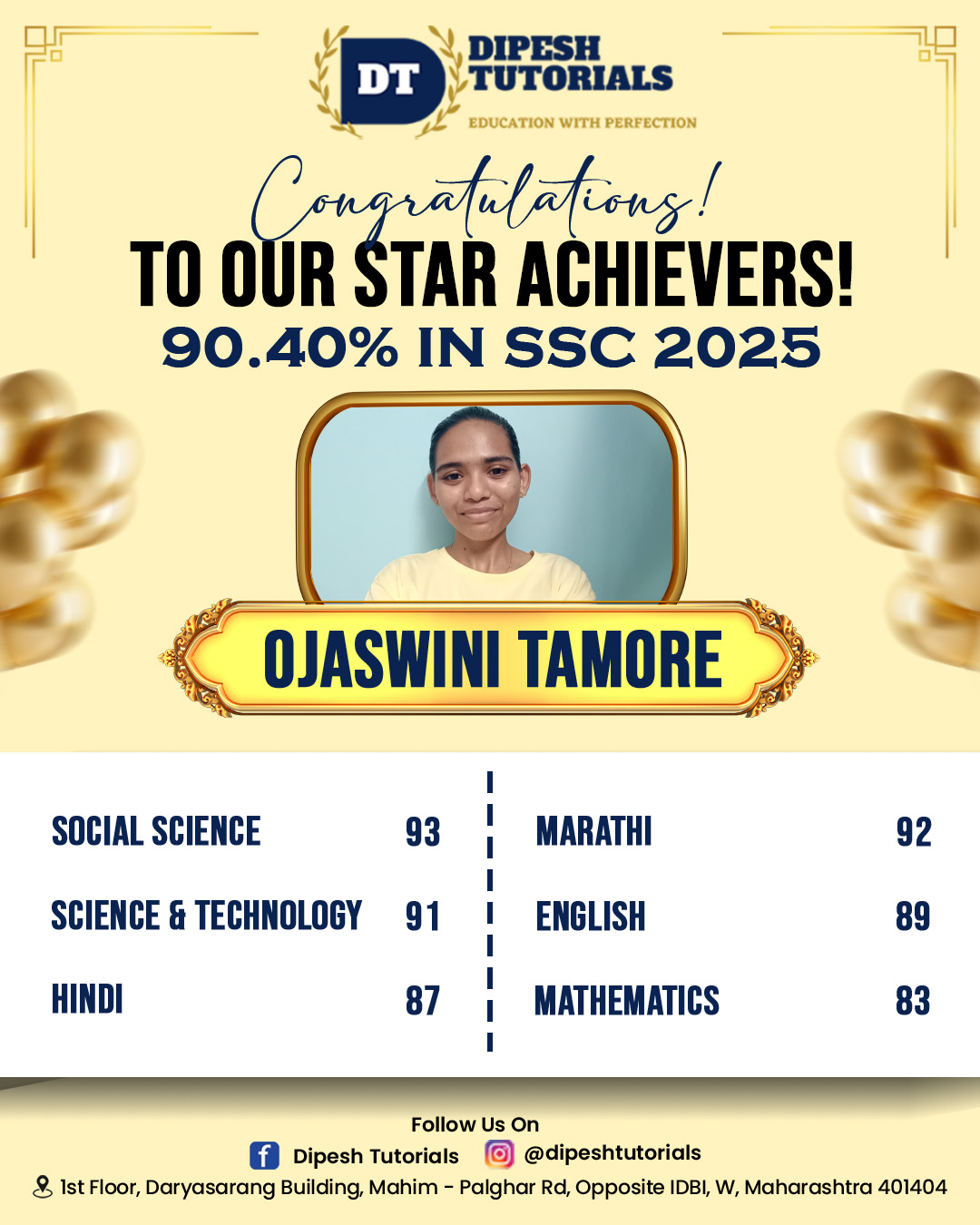 Our Topper Student 23